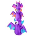 thumbnail image 4 of Occasions 6’ Inflatable Bat Stack – Halloween Outdoor Decoration, 4 of 7