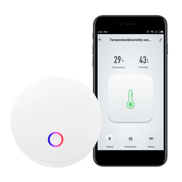 Amdohai Zigbee Hub Gateway Smart Home Hub for Blinds Drive Motor Thermometer Hygrometer Compatible with Alexa Google Home Tuya Zigbee App Remote Control Bridge for Smart Home Automation