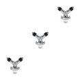 thumbnail image 2 of stanreset Washing Machine Floor Drain Connector Washroom Kitchen Sewer Deodorant Y Shape 3Set, 2 of 6