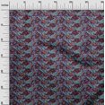 thumbnail image 2 of oneOone Polyester Lycra Fabric Leaves & Floral Block Print Fabric By The Yard 56 Inch Wide, 2 of 5