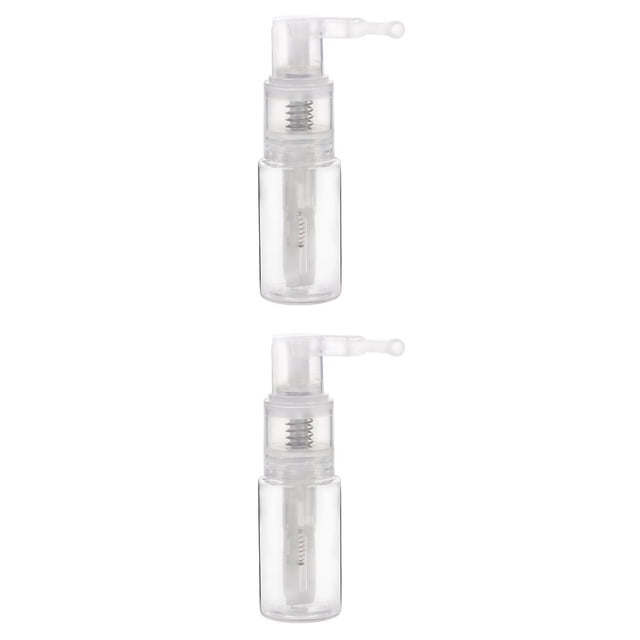 HLONK Dry Powder Spray Bottle Refillable Hair Fiber Applicator Travel 2 PCS Flash Sprayer Plastic Bottles