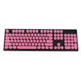 thumbnail image 1 of Key Cap Fancy LED Gaming Mechanical Keyboard Steampunk Typewriter  Key Cap 104 Keys Backlit Classy Player Stylized, 1 of 9