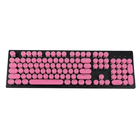 Key Cap Fancy LED Gaming Mechanical Keyboard Steampunk Typewriter Key Cap 104 Keys Backlit Classy Player Stylized