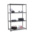 thumbnail image 1 of TRINITY 4-Tier Wire Shelving Rack | 48 x 24 x 72 | NSF | Black, 1 of 6