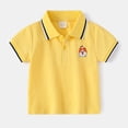 thumbnail image 2 of Chandail Polo pour Tout-Petits Garçons T-Shirt Rayé T-Shirt de Rugby pour Garçons Chemise à Manches Courtes pour Garçon 18-24 Mois Tenue pour Garçons, 2 of 3