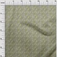 thumbnail image 3 of oneOone Viscose Chiffon Olive Green Fabric Text Craft Projects Decor Fabric Printed By The Yard 42 Inch Wide, 3 of 5