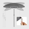 thumbnail image 2 of Boutique Home Octagonal Parasol with Carry Bag (No Base), Grey, 2 of 9