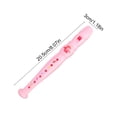 thumbnail image 3 of Pink Easy Play Vertical Recorder Flute Toy For Kids Early Music Learning Breath Training, 3 of 6