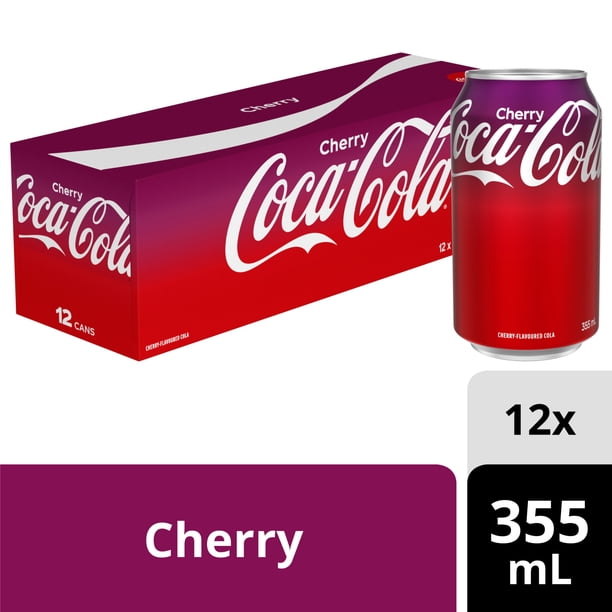 Coca-Cola Cherry Cans, 355mL, 12 Pack - Walmart.ca