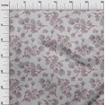 thumbnail image 3 of oneOone Polyester Spandex Light Purple Fabric Floral Sewing Material Print Fabric By The Yard 56 Inch Wide, 3 of 4