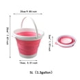 thumbnail image 1 of -Purpose Portable 5L Foldable Beach Bucket for Fishing Camping and Laundry, 1 of 2