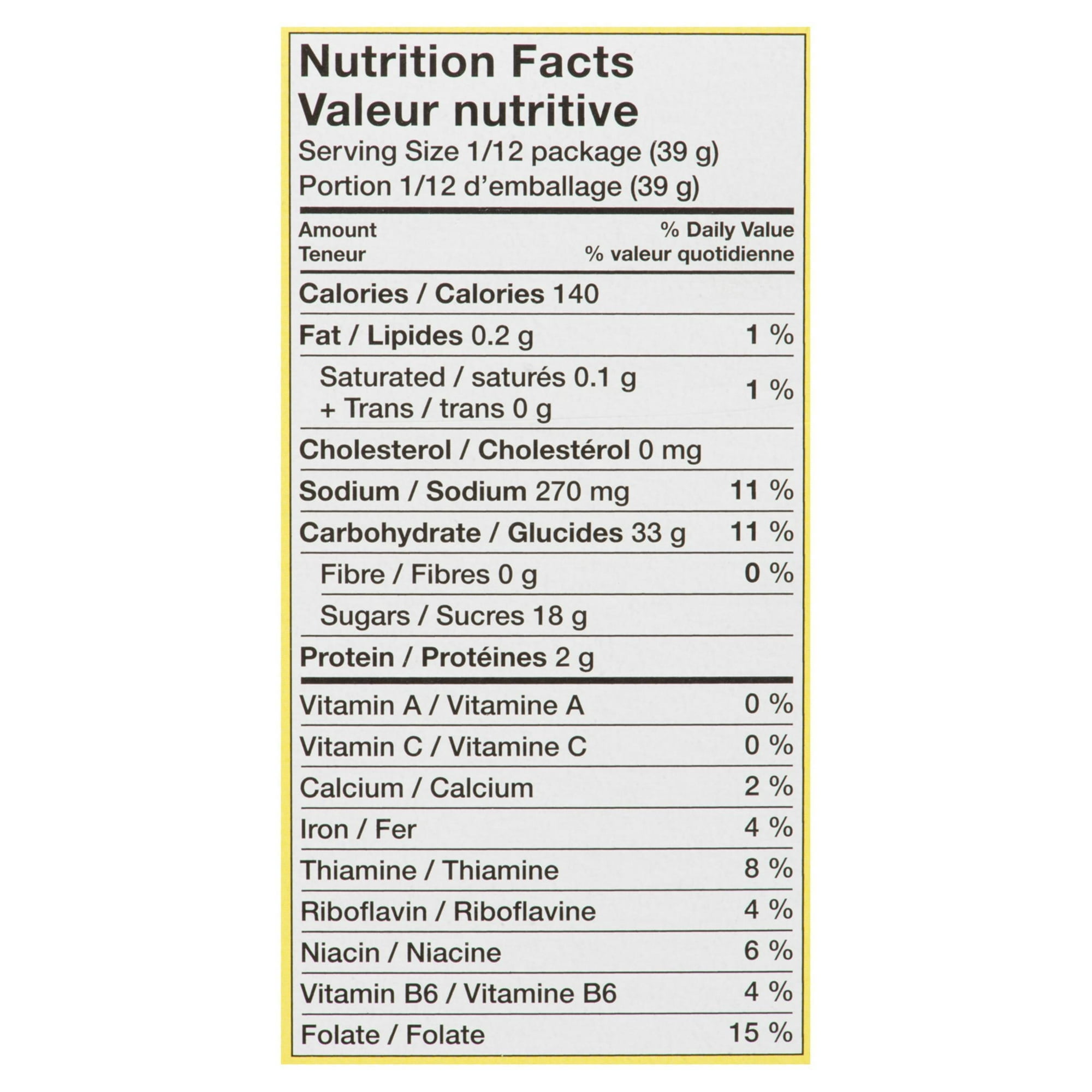 Duinkerken Foods Lemon Cake Mix