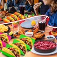 thumbnail image 4 of Support Réversible pour Tacos, Contient 2 Ou 3 Tacos, Étagère en Forme de Vague pour une Fête Taco Tuesday Sans Dégâts, 4 of 7