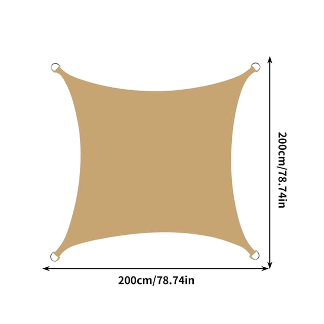 RXIRUCGD Sun Protection Triangular Shade Garden Swimming Pool AntiUV Shade Cloth Tarpaulin