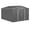 Light Grey, variant on Outsunny 9' x 11' Garden Storage Shed with Foundation Kit, Metal Tool Storage House with Double Doors for Outdoor Patio Yard, Dark Grey