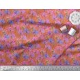 thumbnail image 2 of Soimoi Blue Rayon Fabric Diamond Geometric Print Fabric by the Yard 56 Inch Wide, 2 of 3