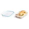 thumbnail image 1 of Starfrit LocknLock Easy Match Plastic Food Storage Container, Capacity of 29 oz / 850 ml, Rectangular, with Lid, 1 of 10