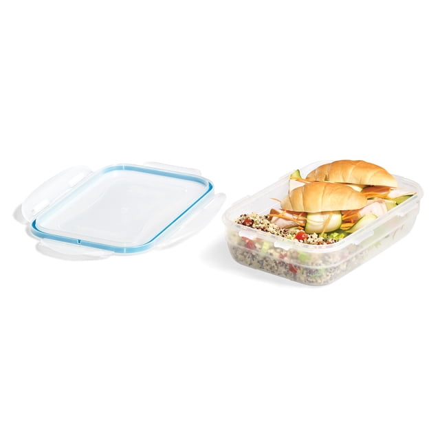Starfrit LocknLock Easy Match Plastic Food Storage Container, Capacity of 29 oz / 850 ml, Rectangular, with Lid