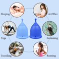 thumbnail image 2 of SHORDY Menstrual Cups, Set of 2 (Small + Large) with Box (Blue), 2 of 10