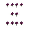 thumbnail image 3 of mmirethe 2x Low Maintenance Realistic Appearance Faux Flowers And Plants Wide Application purple 5Set, 3 of 6