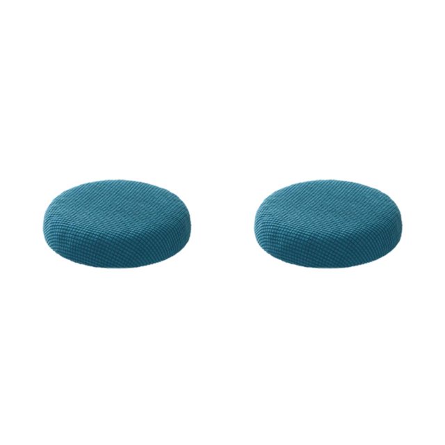 kurtrusly Stylish Round Cushions For Stools – Seating Experience Stool Cushions Polyester Seat Covers Mild Waterproofing black green 2Set