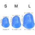 thumbnail image 2 of QualitChoice 4pcs Guitar Playing Left Hand Fingertip Ukulele Guitar Fingertip Silicone Protective Cover dark blue S 1Set, 2 of 6