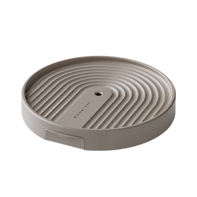 Support de Jardinière Rond Mobile avec Roues pour un Transport et une Présentation Sans Effort à l'Intérieur et à l'Extérieur