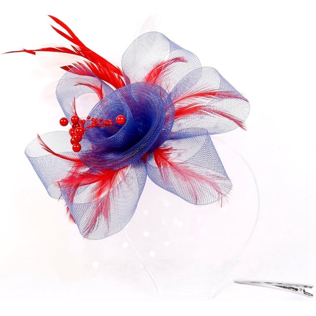 LinYooLi Fascinators Hats for Women Tea Party Headband Kentucky Derby Hats Fascinator Headpiece