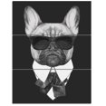 thumbnail image 2 of French Bulldog Fashion Portrait - Animal Canvas Art Print, 2 of 3