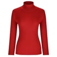 thumbnail image 4 of EGNMCR Chandail Col Roulé pour Femmes, Mode Femmes Chandail Col Roulé Manches Longues Décontracté, 4 of 8