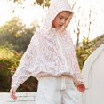 thumbnail image 2 of Kids Sun Protection Zip Hoodie Lightweight Long Sleeve Rash Guard with Hood Swim Cover Up Light Purple 9 Years-10 Years, 2 of 4