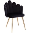 thumbnail image 1 of Chaise d'appoint Medoosa - Chaise d'appoint confortable en velours moderne, 1 of 7