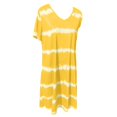 thumbnail image 4 of TJAZFJPA Mini Robes d'Été Mode Décontractée Grande Taille Ample et Confortable Col en V Rayé Imprimé Sans Manches Robe Maxi pour Femmes Robe de Nuit pour Femmes Sexy, 4 of 5