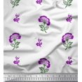 thumbnail image 1 of Soimoi Rayon Fabric Leaves & Floral Block Print Fabric by The Yard 56 Inch Wide, 1 of 3