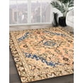 thumbnail image 2 of Ahgly Company Tapis d'Intérieur Carrés Abstraits Jaunes Abstraits pour Aire, 5 Pieds Carré, 2 of 6