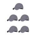 thumbnail image 2 of VONKY Wide Application Baseball Hat Fashionable Adjustable Fit Gifts Baseball Bump Caps Safety Bump Cap grey 5Set, 2 of 6