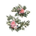 thumbnail image 2 of Abbracc 2 Pieces Artificial Wreath Artificial Floral Swag Simulation Garland Flower Swag G, 2 of 9