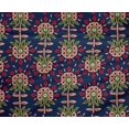 thumbnail image 4 of oneOone Polyester Lycra Fabric Leaves & Floral Block Printed Fabric 1 Yard 56 Inch Wide, 4 of 4