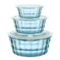 thumbnail image 1 of SIfdSeng Snack Tray 3 Fruit Box Fruit Containers with Tureen Bowl Clear Container Container Sealed Container Cereal Oatmeal Food Box Zero-Waste Plastic Snack Containers with Lids, 1 of 9