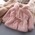 thumbnail image 1 of RXIRUCGD Manteau à Manches Longues pour Enfants à Col Rond, Bas à Manches Longues en Peluche ( Rose, Taille : 4 Ans ), 1 of 9