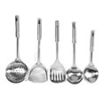 thumbnail image 1 of Kitchen Utensil Set Kitchen Tool Set Cooking Utensil Set Stainless Steel Kitchen Utensils Stainless Steel Kitchen Tool Set 5Pcs Multi Functional Kitchen Utensil Set Stainless Steel, 1 of 8
