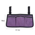 thumbnail image 2 of Outdoor Chair Armrest Hanging Bag Camping Chair Side Tools Storage Pouch Resealable Food Packaging Organizer Multiple Pockets, 2 of 9