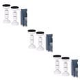 thumbnail image 3 of maskred Butée 2 Pcs pour Tête de Lit Grand Application Abordable et Installation Facile Murale Réglable Filetée Cadre de Lit Blanc/7,7-9 cm 3 Ensembles, 3 of 6