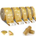 thumbnail image 1 of LNGOOR 5 Rolls Super Self Adhesive Art & Craft Tape with 2 mm Rhinestones Strips Sticker(Silver), 1 of 7