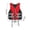 Rouge G, variante sur Veste de Sauvetage pour Adulte à Haute Flottabilité avec Bandes Réfléchissantes pour la Sécurité Nautique, Boucles Ajustables, Conception Ergonomique pour la Natation, la Navigation de Plaisance et les Urgences