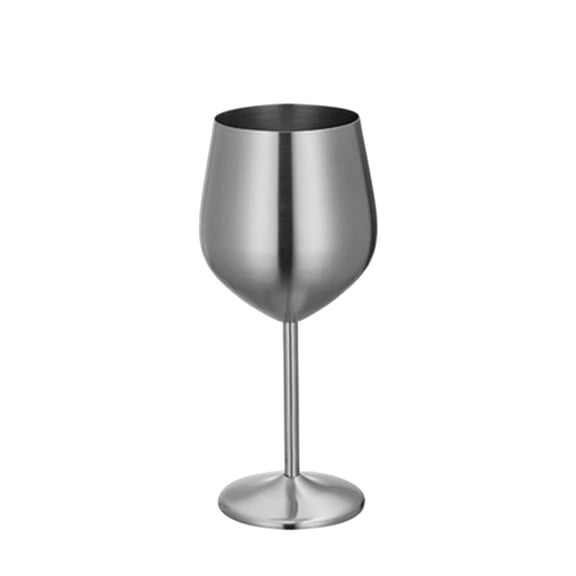 Renjiang Verre à Vin Incassable en Acier Inoxydable à Pied 18 oz, Verres à Vin Incassables, Verres à Boire, Coupe à Vin, Gobelets Métalliques pour Événements Extérieurs, Fête, Plage, Piscine, Voyage, Mariage, Anniversaire