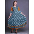 thumbnail image 2 of Bimba Kurti Longue Imprimée pour Femmes Robe Anarkali Indienne Haut Tunique Décontracté, 2 of 5
