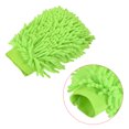 thumbnail image 5 of Unique Bargains Large Double-Side Microfiber Soft Chenille Dusting Wash Mitten Light Green, 5 of 5