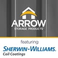 thumbnail image 2 of Arrow Classic Steel Storage Shed, 6x4, Charcoal, 2 of 9