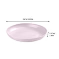 thumbnail image 3 of Grandes Assiettes Rondes en Plastique / Assiettes de Salle à Manger pour Collations, Salade et Os / Fond Antidérapant pour Protéger la Table / Durables et Résistantes aux Égratignures / Ensemble de 1 Assiette pour la Cuisine et la Maison, 3 of 3